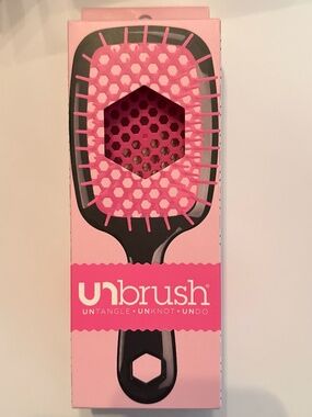 NIB UNbrush Detangling Hair Brush - Cherry Blossom